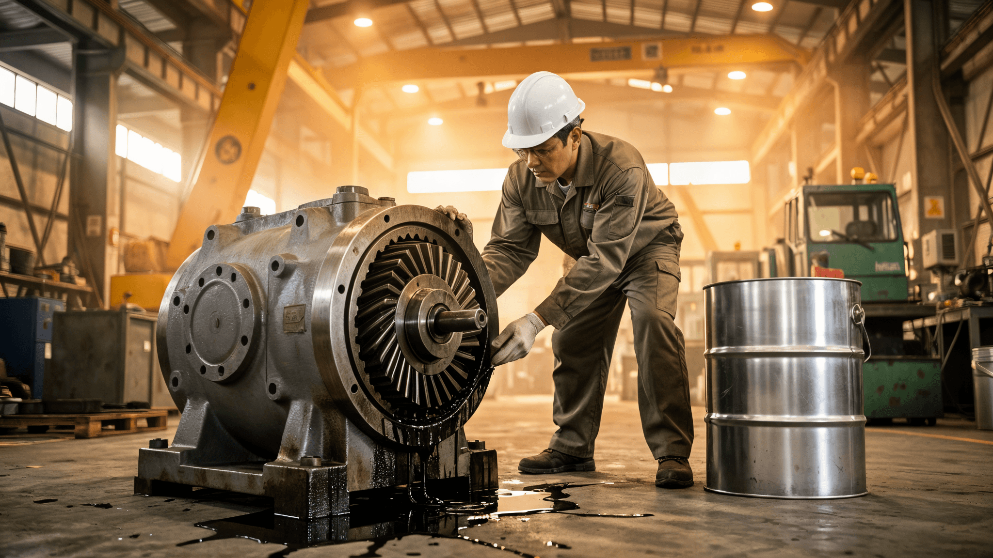 Hộp giảm tốc trục vít 'ăn điện': vì sao nên cân nhắc dầu PAG như Shell Omala S4 WE?